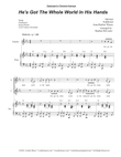He's Got The Whole World In His Hands (Duet for Soprano and Tenor solo)