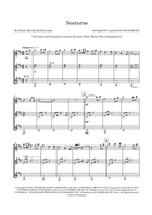 Nocturne Guitar Ensemble scores gallery preview page 6