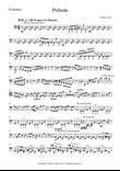 Prelude, Op. 17 No. 1, Part for Trombone