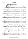 Prelude, Op. 17 No. 1, Part for Percussions