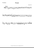 Finale, Op. 17 No.4, Part for Trombone