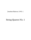 String Quartet No. 1 - 