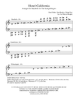 Hotel California - Score Only