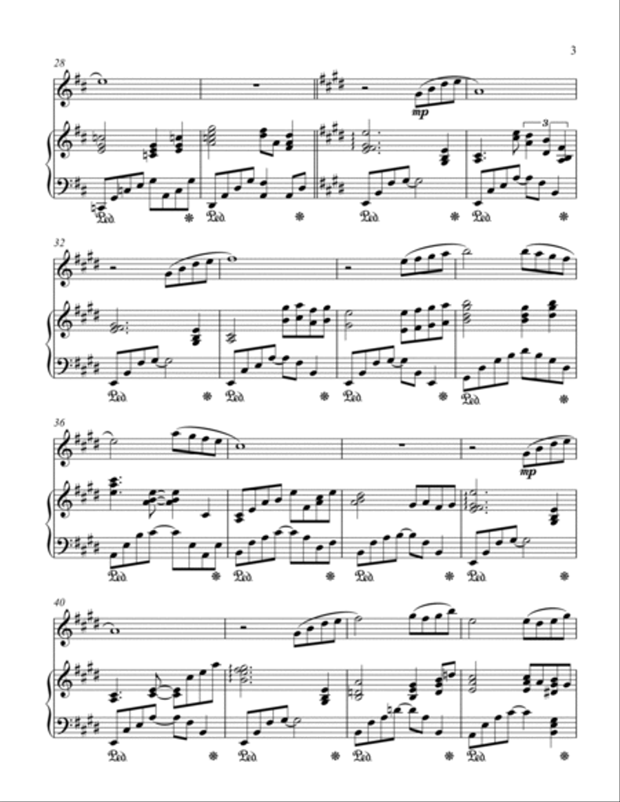Beauty And The Beast Flute Solo scores gallery preview page 3