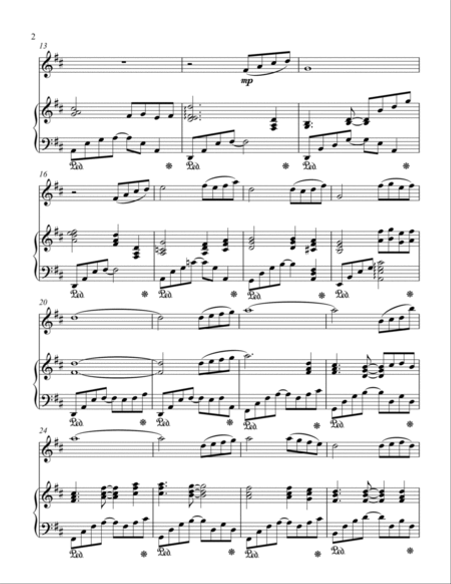Beauty And The Beast Violin Solo scores gallery preview page 2