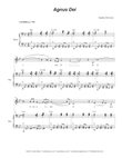 Agnus Dei (Mass of Peace and Justice) (Vocal solo - Medium Key)