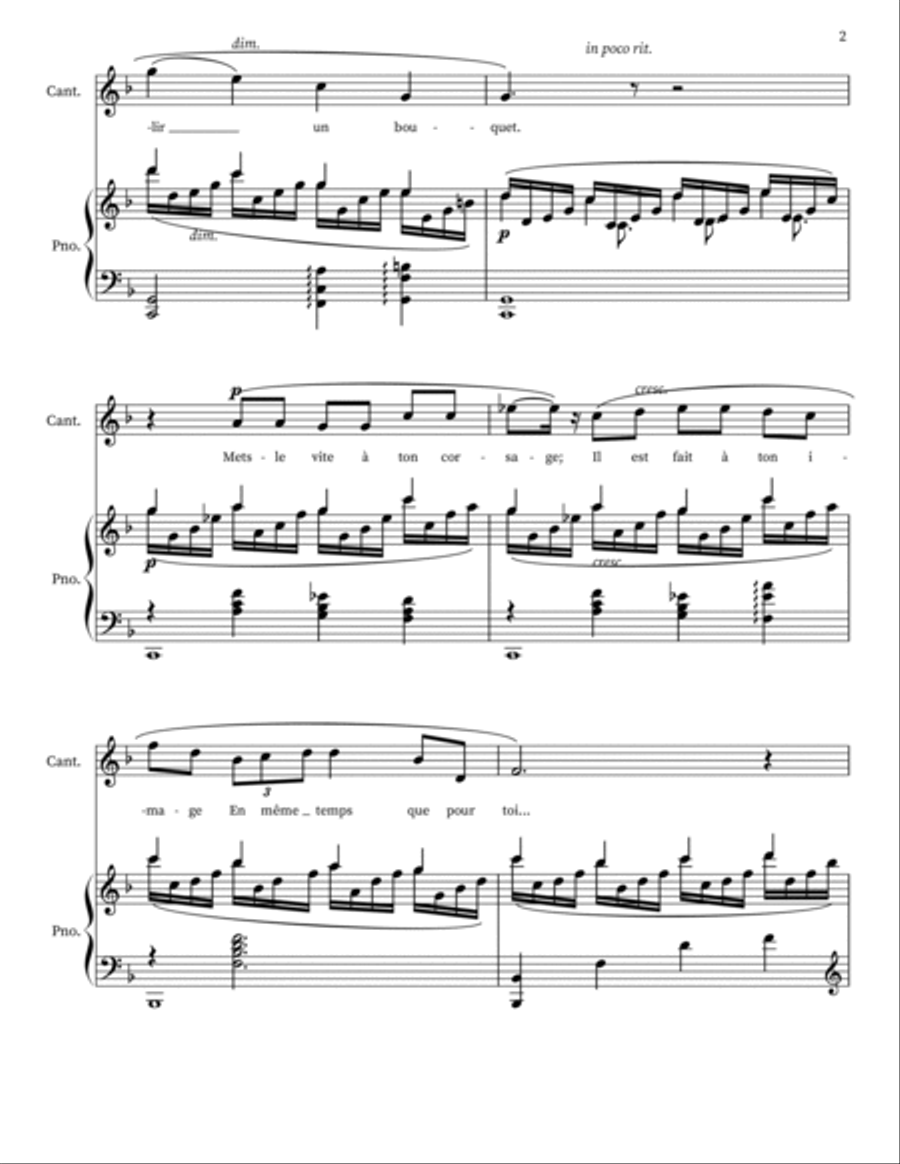 Fleur Des Bles Voice scores gallery preview page 2