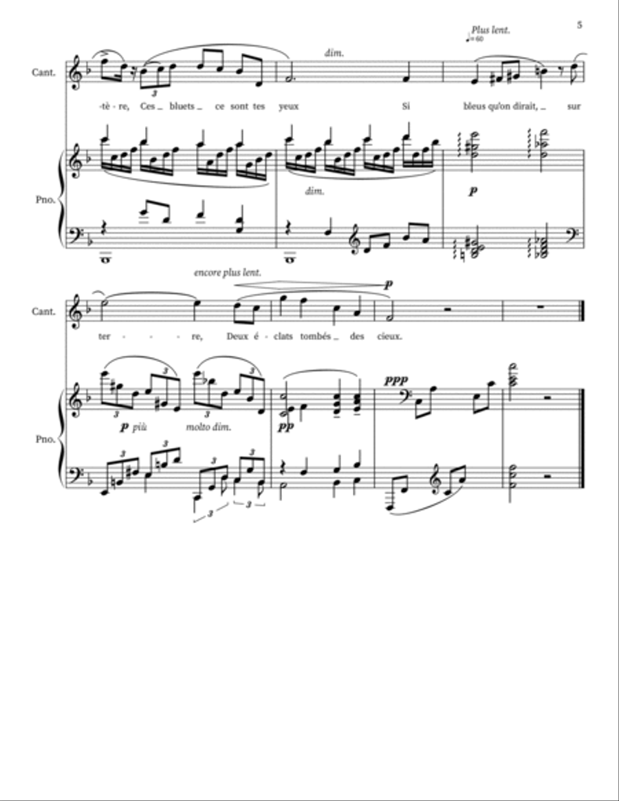 Fleur Des Bles Voice scores gallery preview page 5