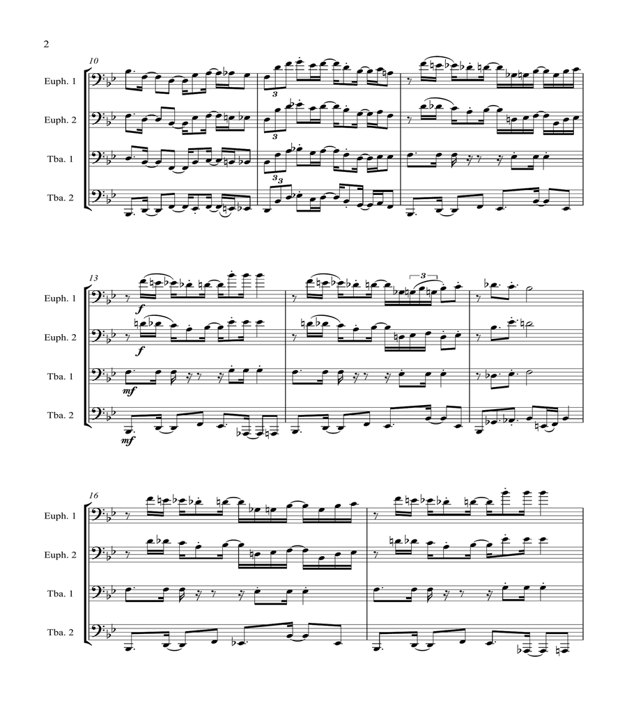 Super Mario Bros Theme School and Community scores gallery preview page 2