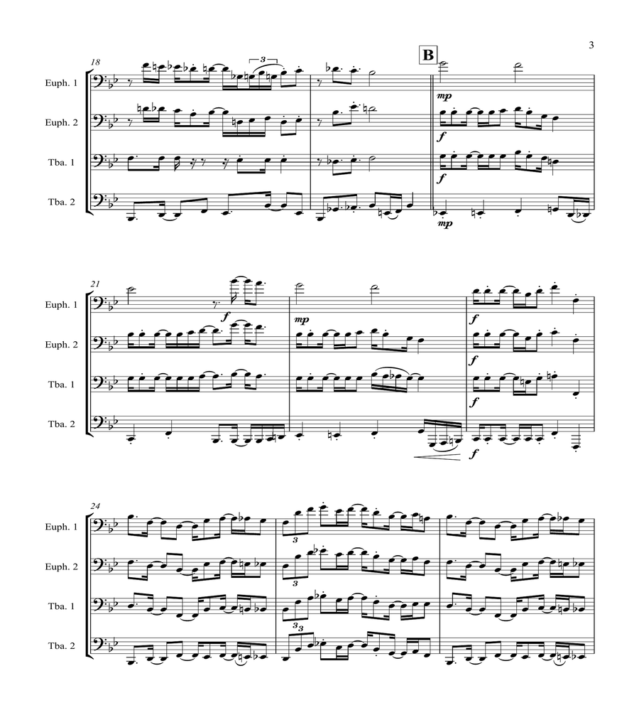 Super Mario Bros Theme School and Community scores gallery preview page 3
