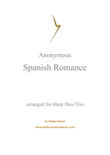 Spanish Romance for harp trio