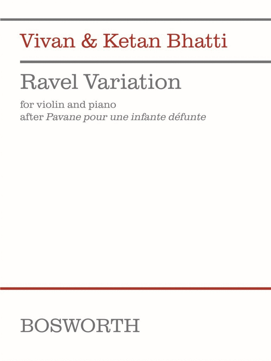 Ravel Variation Violin Solo scores gallery preview page 1