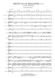 Messa in La Maggiore - Score Only