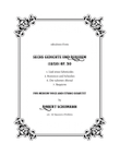 Sechs Gedichte und Requiem, Op. 90 Nos 1, 3, 6 & 7