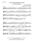 From All That Dwell Below the Skies - Trumpet melody & descant (Key of D)
