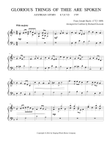 Glorious Things of Thee Are Spoken (AUSTRIAN HYMN)