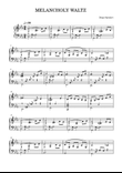 MELANCHOLY WALTZ