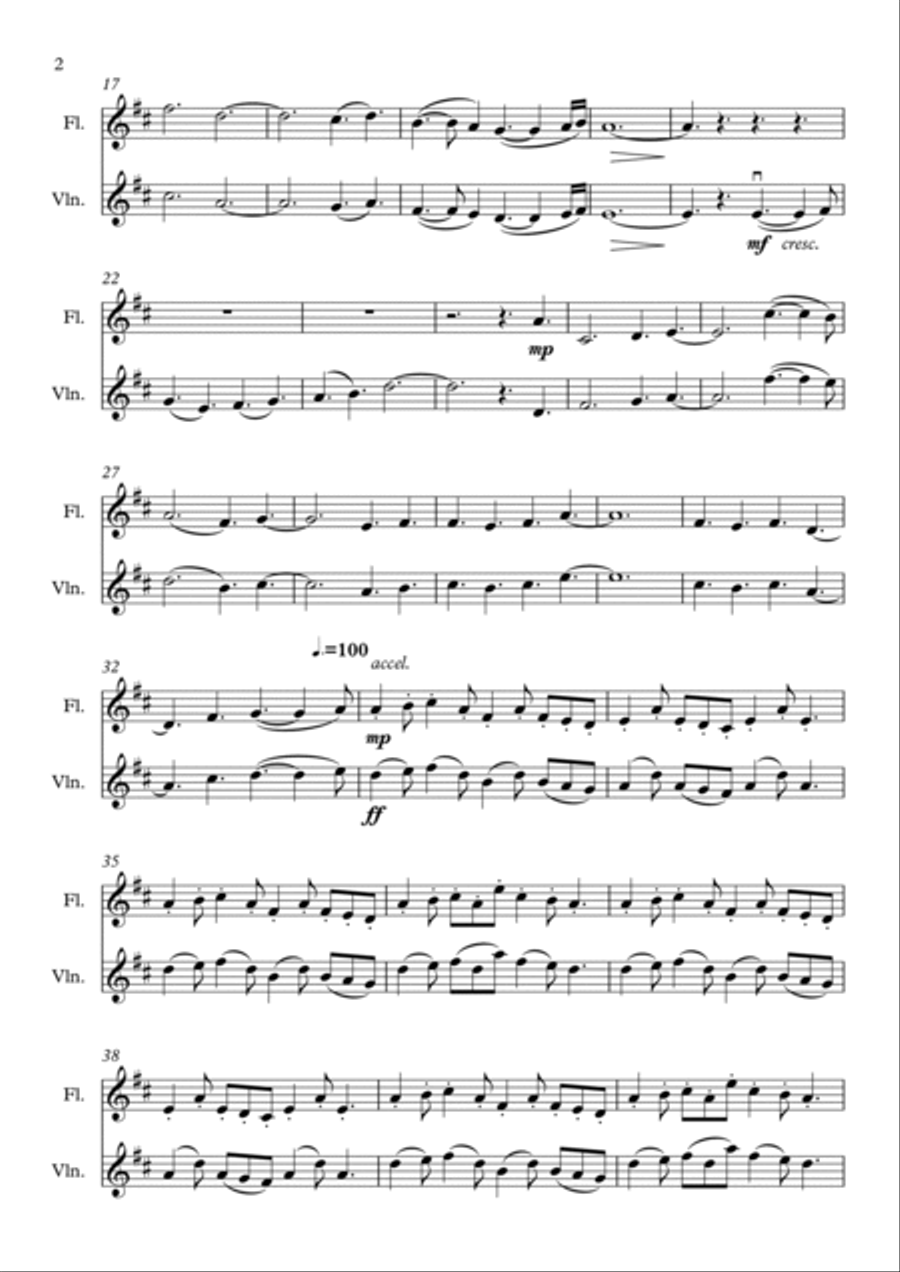 The Boondock Saints Ii: All Saints Day Score Flute scores gallery preview page 2