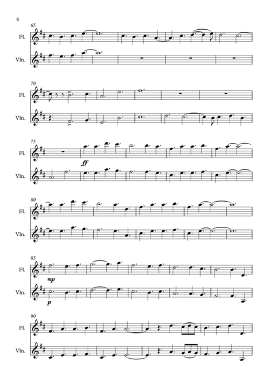 The Boondock Saints Ii: All Saints Day Score Flute scores gallery preview page 4