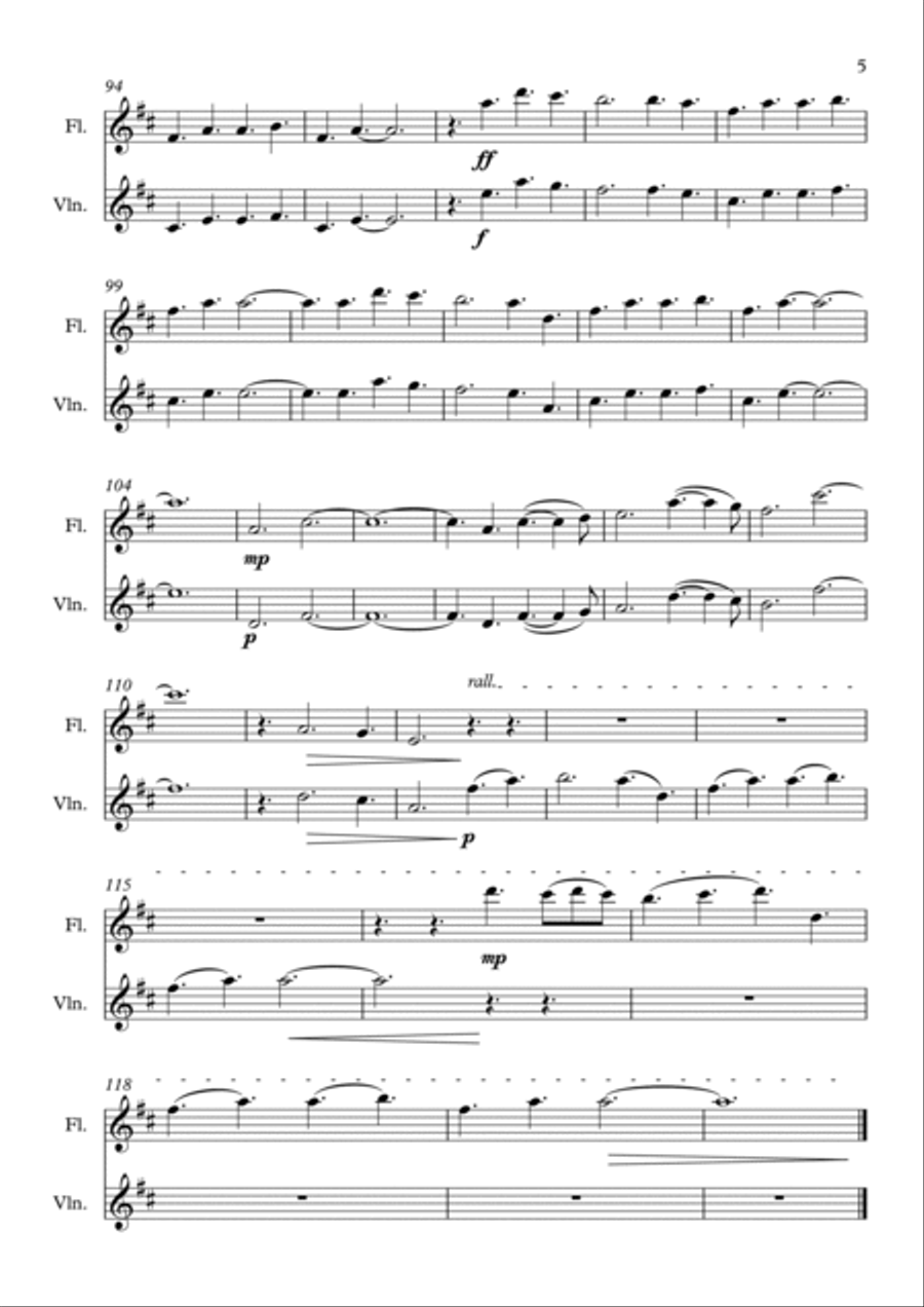 The Boondock Saints Ii: All Saints Day Score Flute scores gallery preview page 5