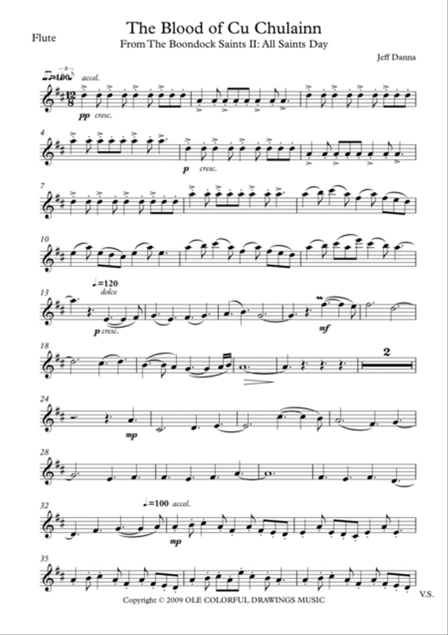 The Boondock Saints Ii: All Saints Day Score Flute scores gallery preview page 6