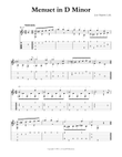 Menuet in D Minor