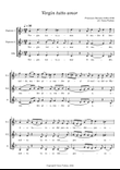 Vergin tutt'amor for SSA a cappella