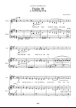 Psalm 36 for voice and piano