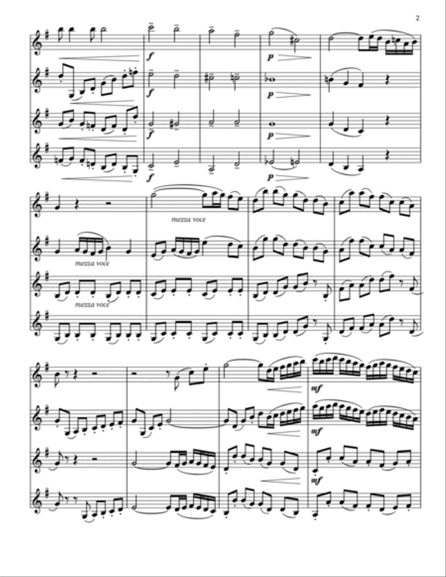 Violin Quartet Violin scores gallery preview page 2