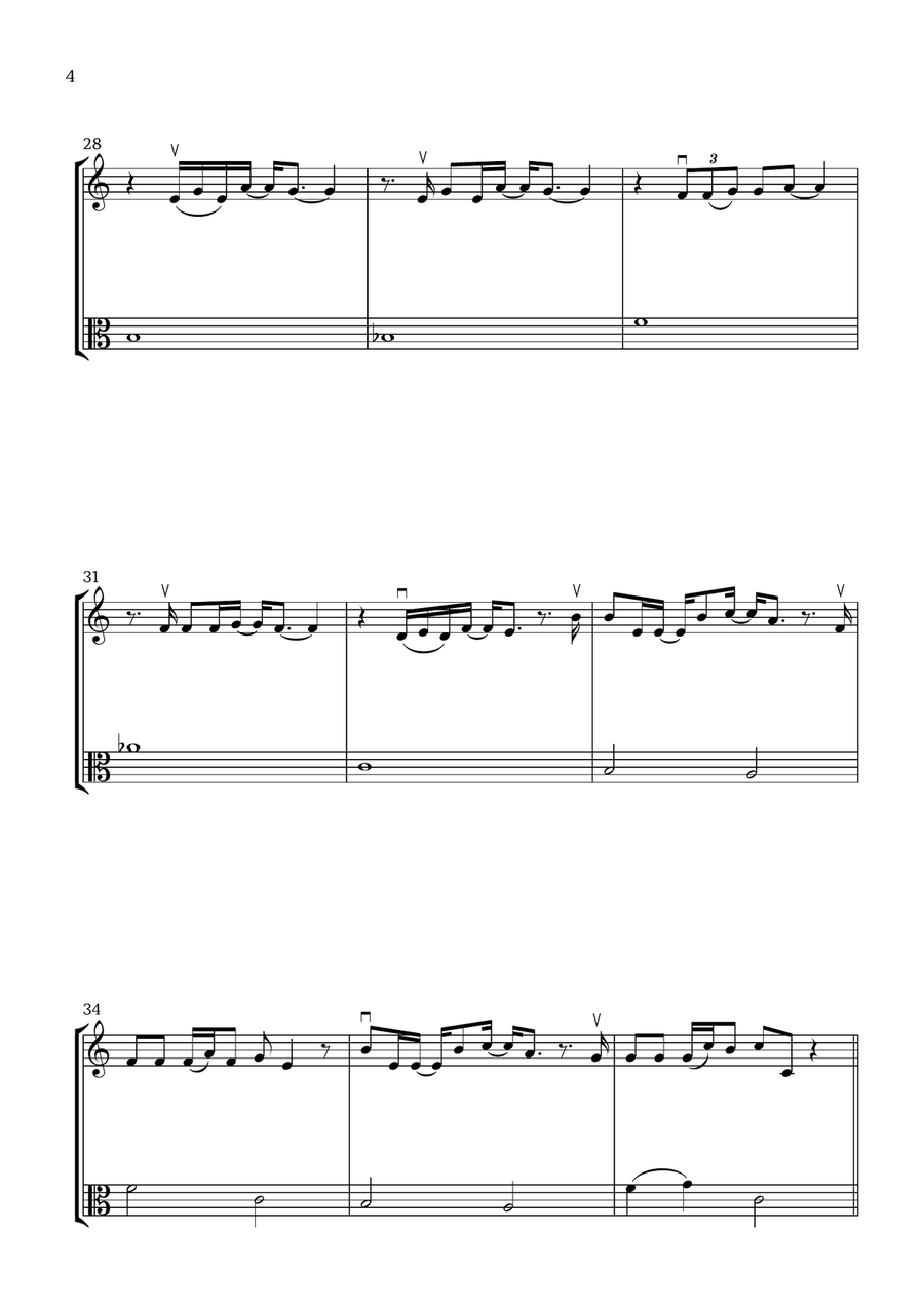 Dos Oruguitas Dos Oruguitas String Duet scores gallery preview page 4