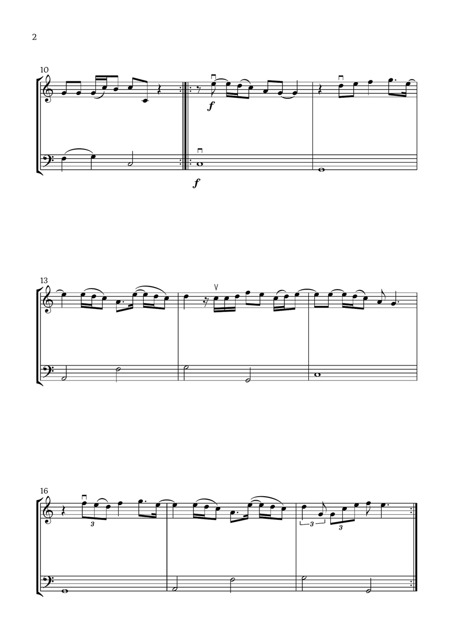 Dos Oruguitas Dos Oruguitas String Duet scores gallery preview page 2