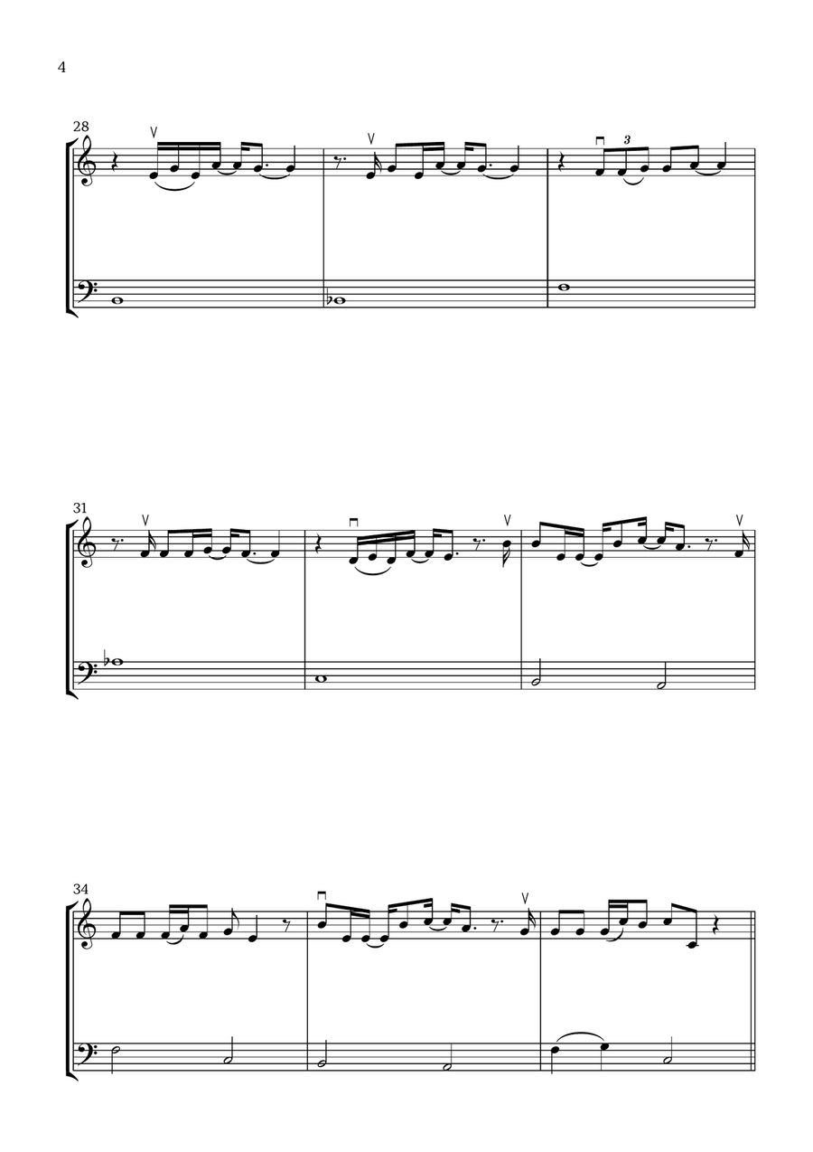 Dos Oruguitas Dos Oruguitas String Duet scores gallery preview page 4