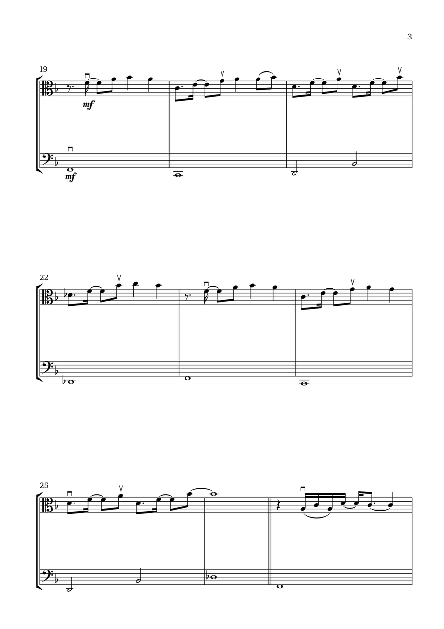 Dos Oruguitas Dos Oruguitas String Duet scores gallery preview page 3