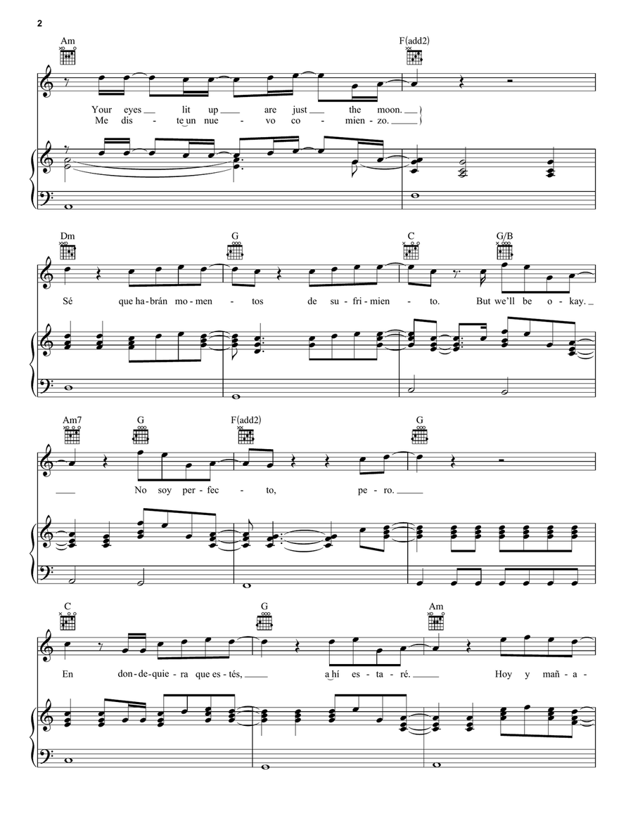 Forever My Love Forever My Love Piano, Vocal, Guitar scores gallery preview page 2