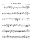 Air on the G String BWV 1068