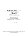 Shape Of My Heart