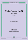 Mozart-Violin Sonata No.24,in F Major,K.376,for Violin&Piano mini preview