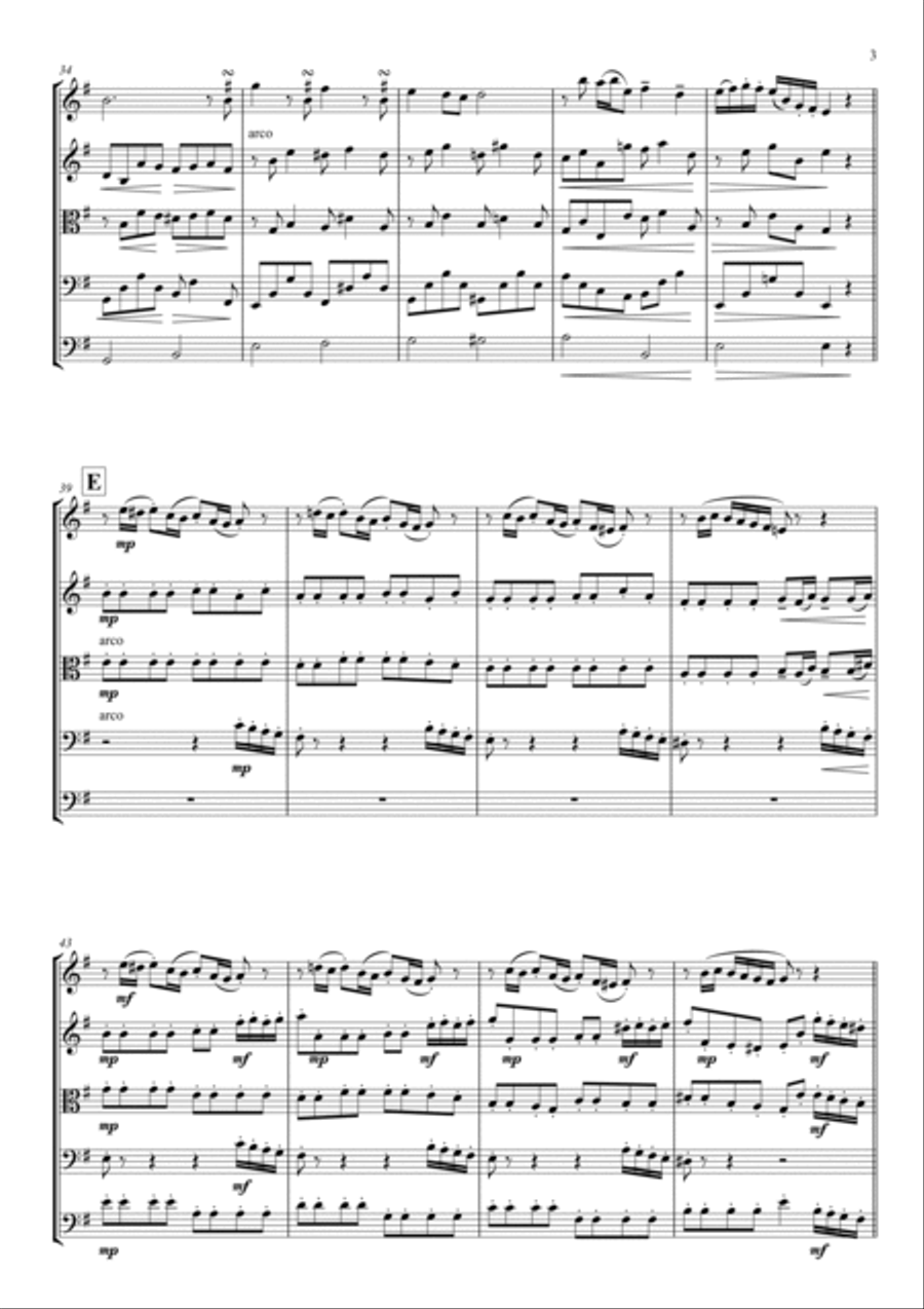 Kiki's Delivery Service (on A Clear Day) Cello scores gallery preview page 3