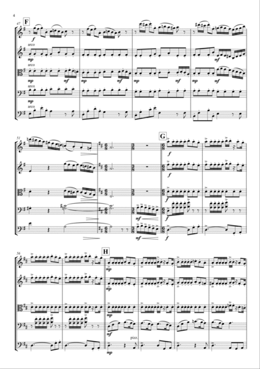 Kiki's Delivery Service (on A Clear Day) Cello scores gallery preview page 4
