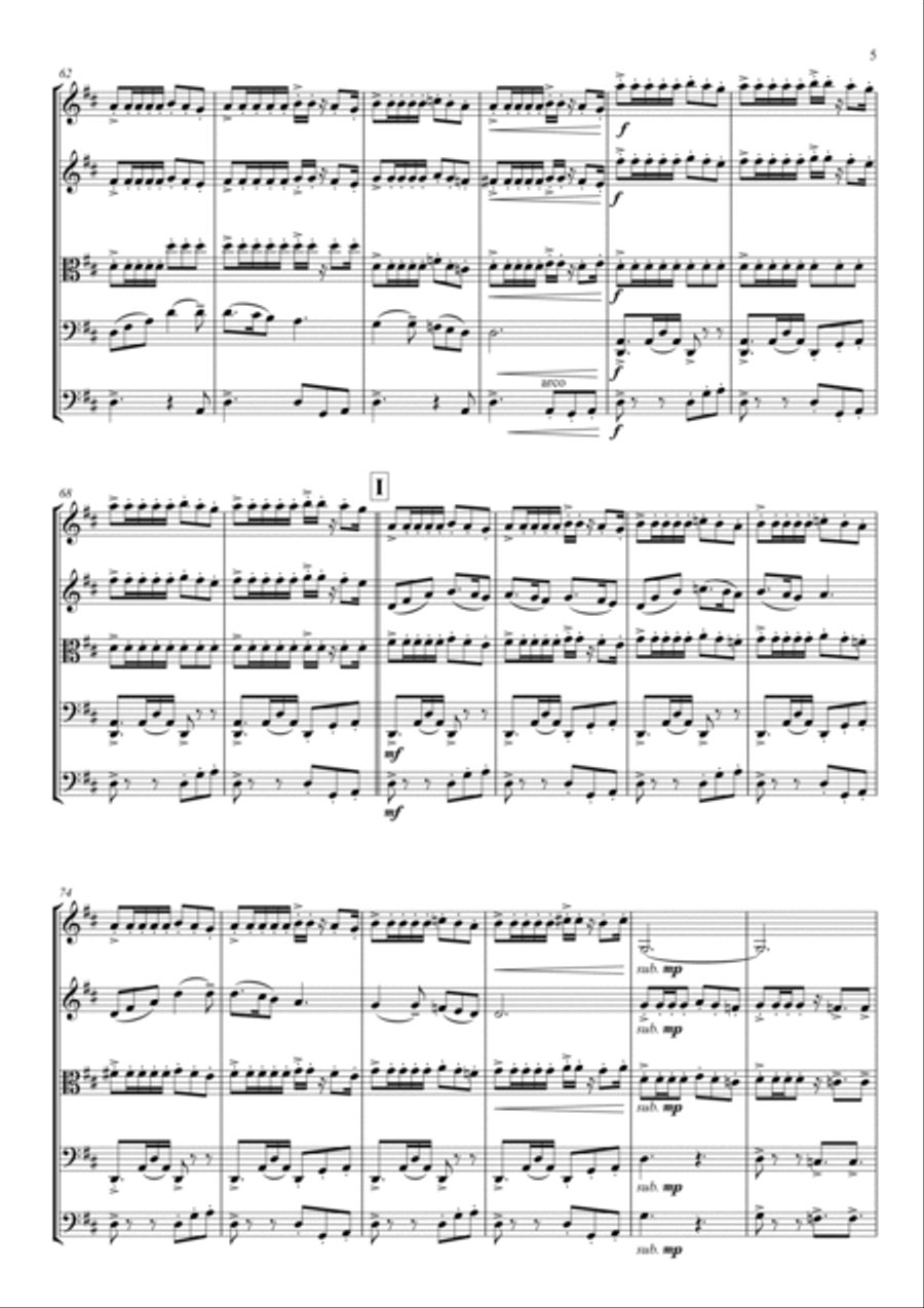 Kiki's Delivery Service (on A Clear Day) Cello scores gallery preview page 5