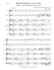 Wondrous Love (string quartet, oboe, and bassoon)