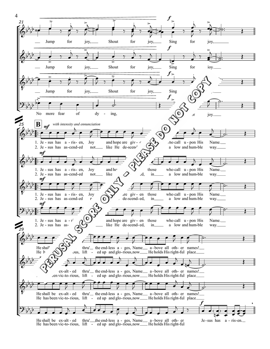 No More Fear Of Dying No More Fear Of Dying 4-Part scores gallery preview page 4