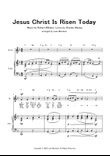 Jesus Christ is Risen Today (Piano and voice)