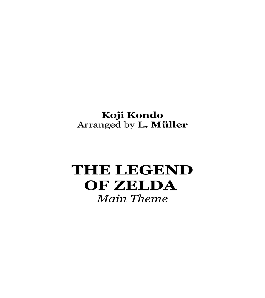 The Legend Of Zelda Opening Theme Easy Piano scores gallery preview page 3