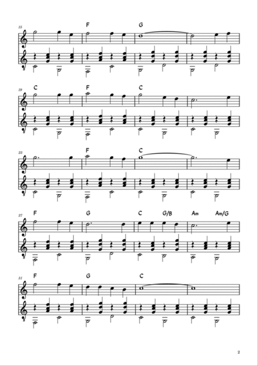 Blowin' In The Wind Blowin' In The Wind Flute Solo scores gallery preview page 1