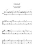 Serenade (piano SIMPLIFIED - with chords) Schubert