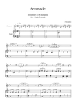 Serenade (clarinet in Bb and piano SIMPLIFIED) Schubert