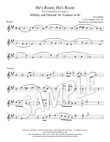 He's Risen, He's Risen - Trumpet melody & descant