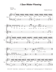 I Saw Water Flowing (2-part choir - (Soprano and Tenor) mini preview