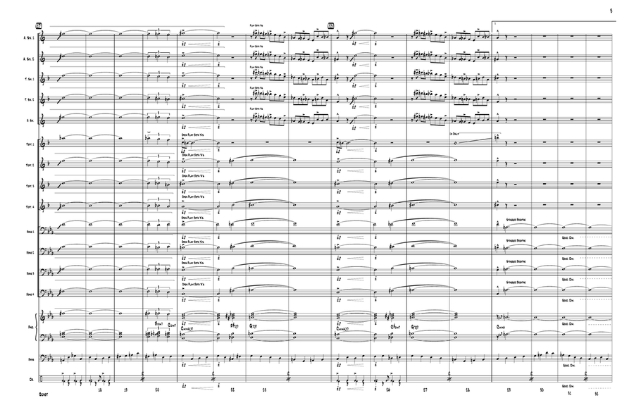 Not So Quiet Please Jazz Ensemble scores gallery preview page 3